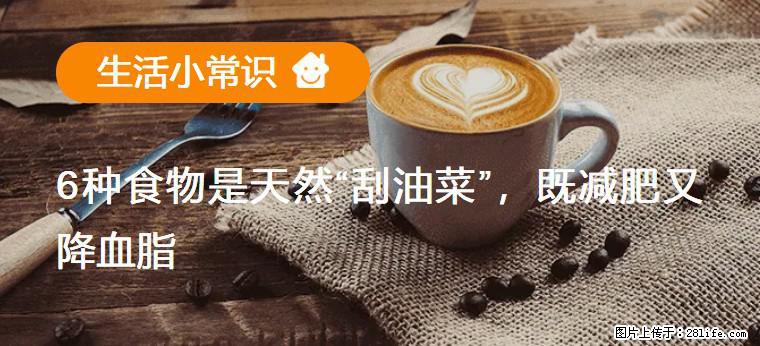 【生活小常识】6种食物是天然“刮油菜”，既减肥又降血脂 - 亳州生活资讯 - 亳州28生活网 bozhou.28life.com